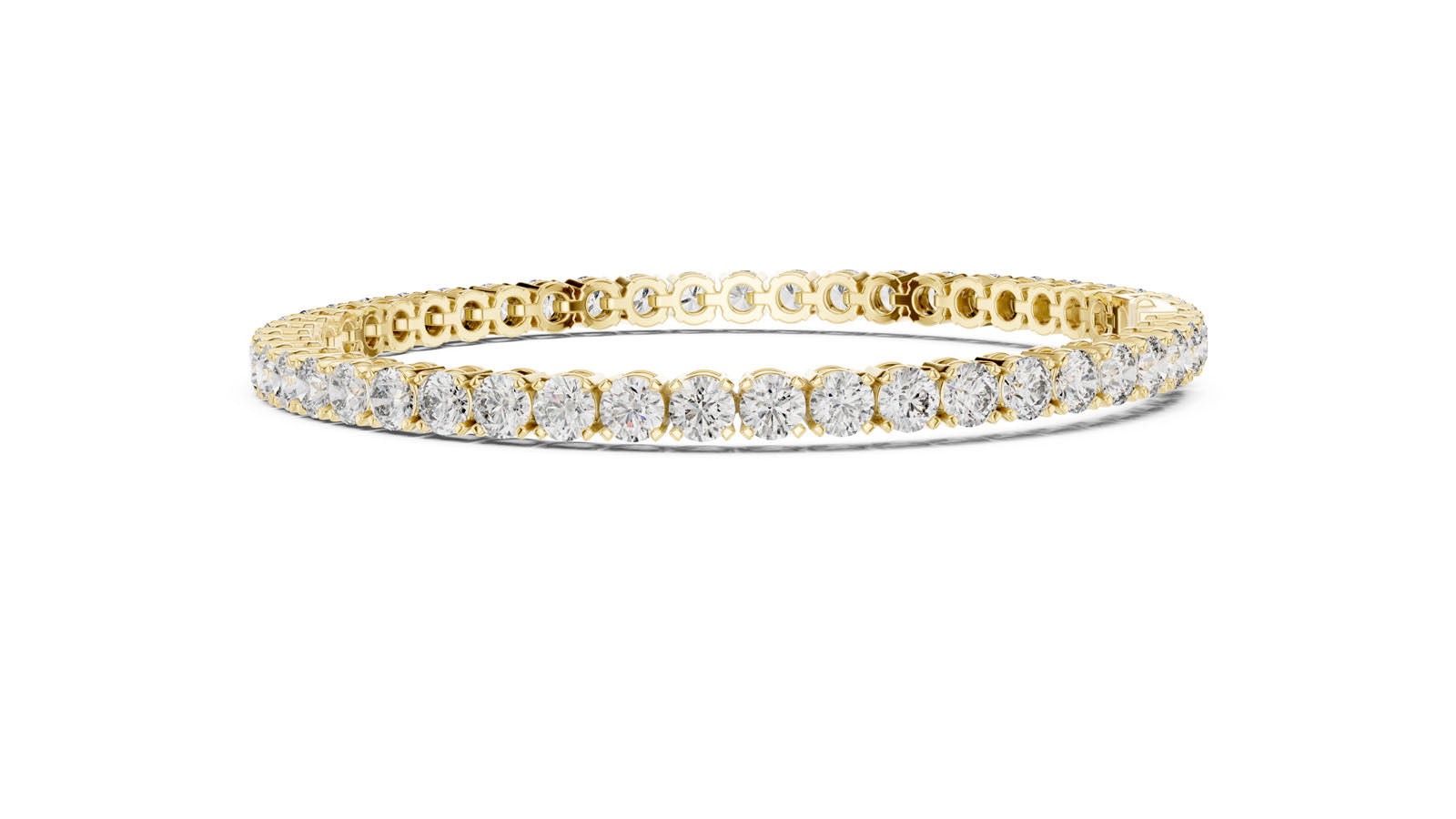 7.00 Ct. Classic Prong Set Round Diamond Tennis Bracelet (FBR0407-2) 9