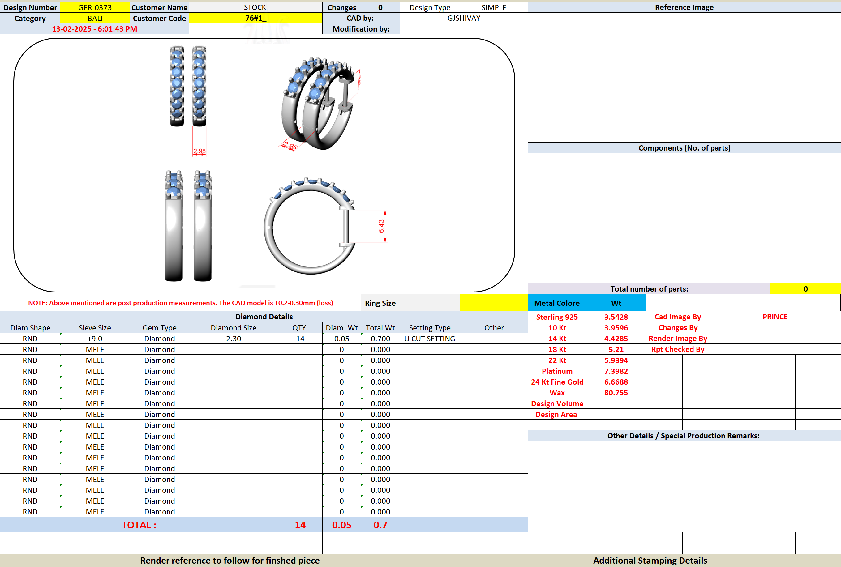 .70 Ct. Diamond Hoop Earrings with Channel-Inspired Prong Setting (GER-0373) 10