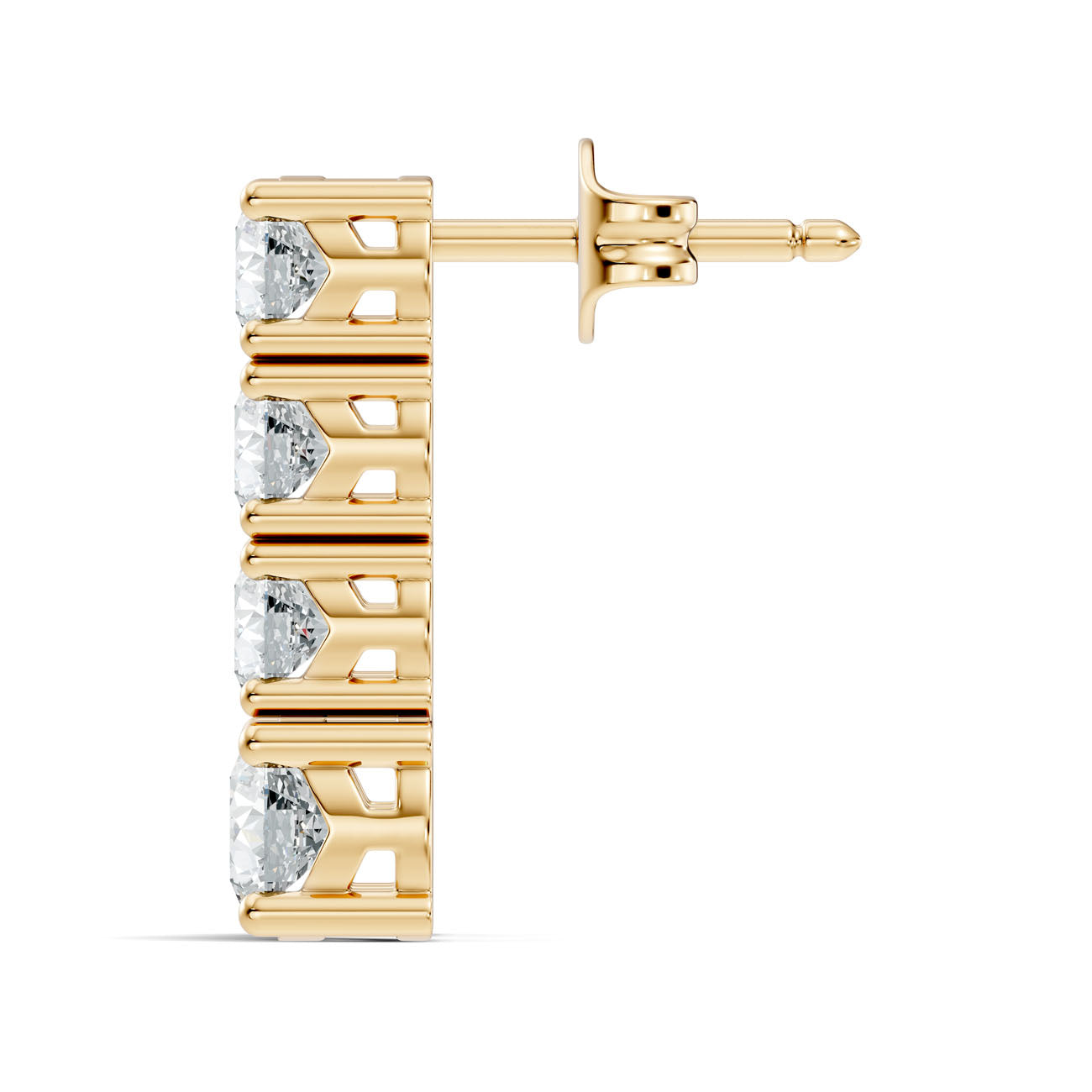 2.06 Ct. Graduated Round Diamond Drop Earrings (GJSER-144) 11