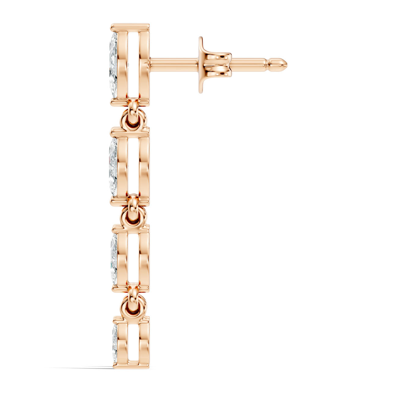 .50 Ct. Marquise Diamond Linear Drop Earrings (GJSER-155) 4