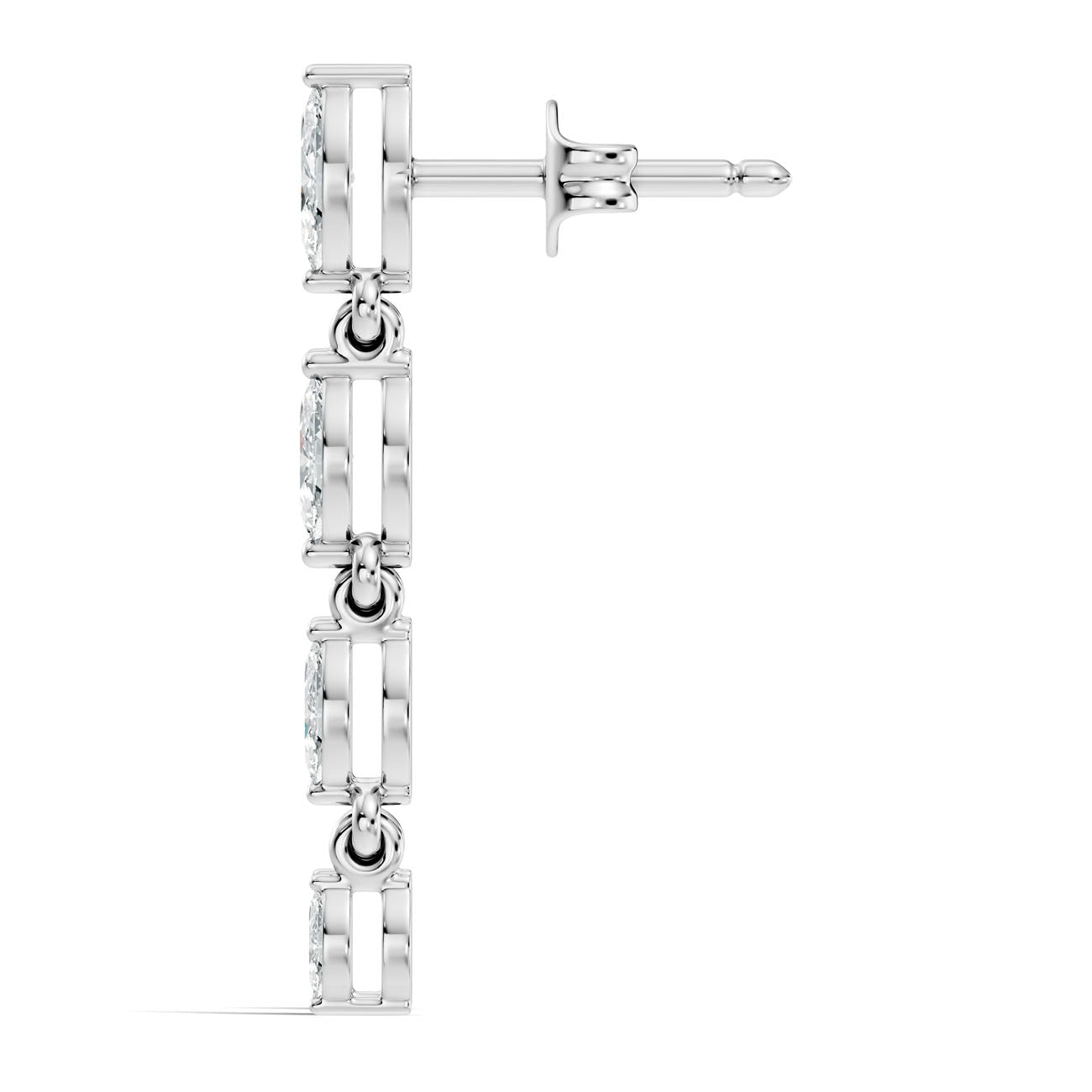 .50 Ct. Marquise Diamond Linear Drop Earrings (GJSER-155) 8