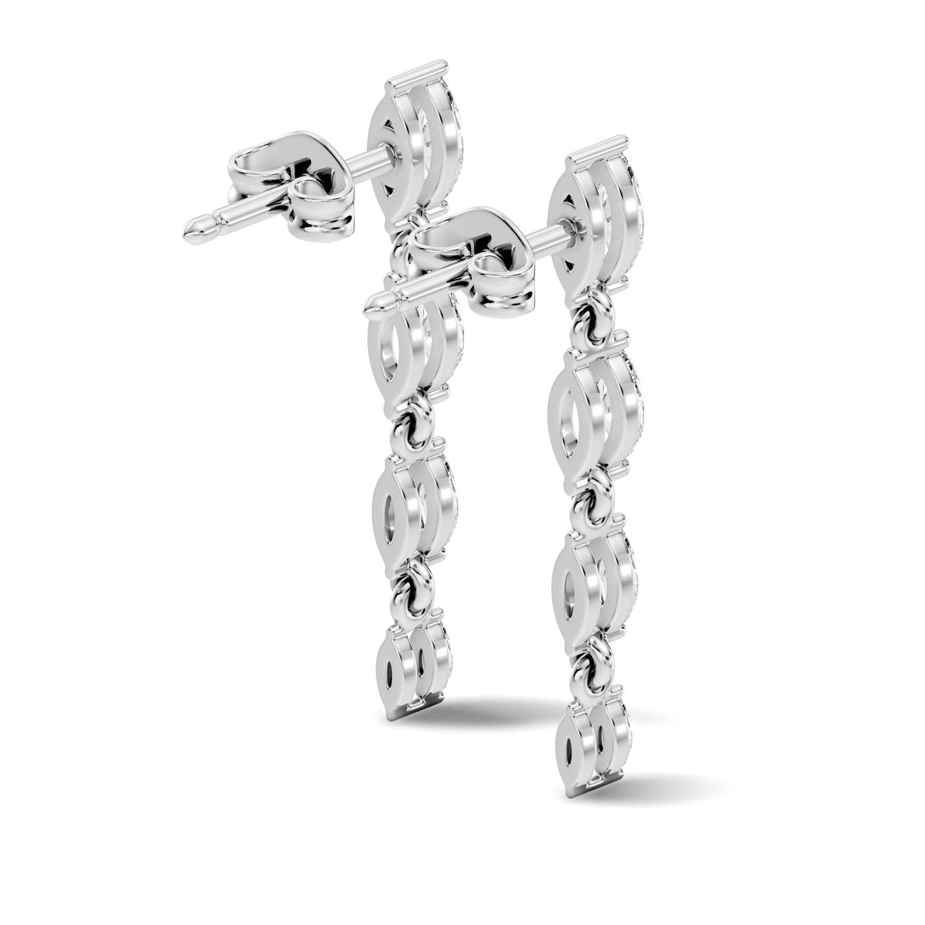 .50 Ct. Marquise Diamond Linear Drop Earrings (GJSER-155) 9