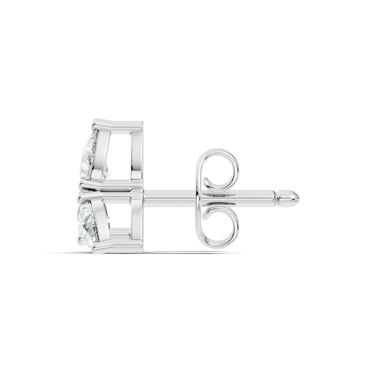 1.00 Ct. Pear Diamond Cluster Earrings (GJSER-175) 8