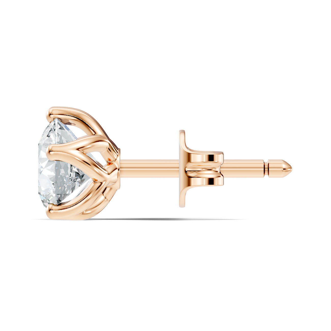 1.40 Ct. Round Diamond Solitaire Earrings (GJSER-256) 4