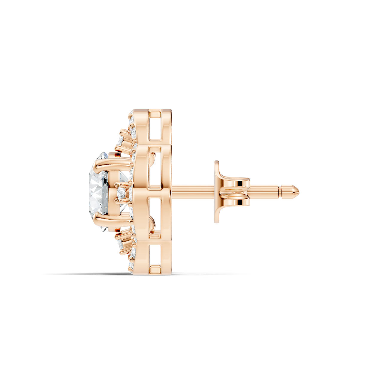 2.30 Ct. Round Diamond Halo Cluster Earrings (GJSER-259) 11