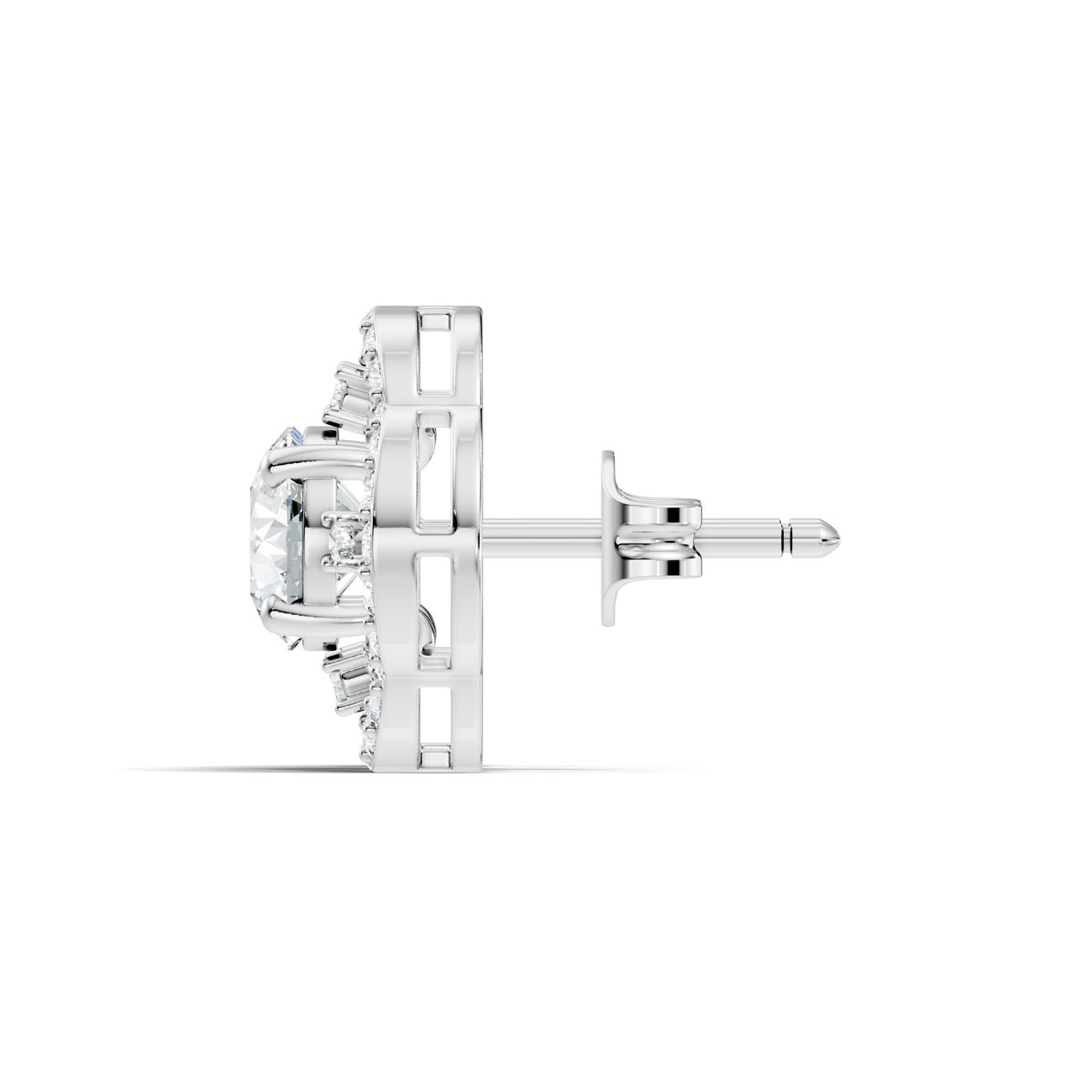 2.30 Ct. Round Diamond Halo Cluster Earrings (GJSER-259) 8