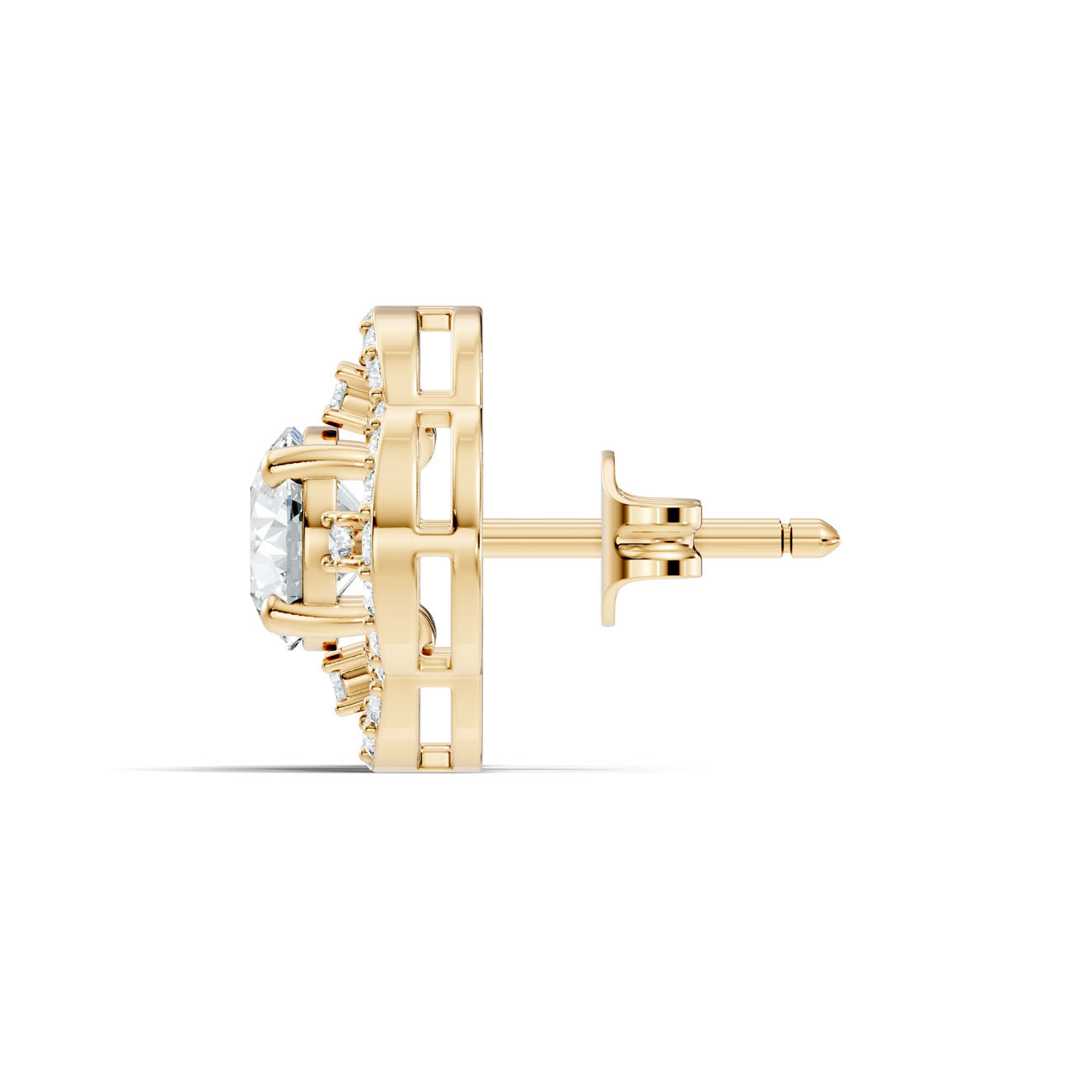 2.30 Ct. Round Diamond Halo Cluster Earrings (GJSER-259) 4