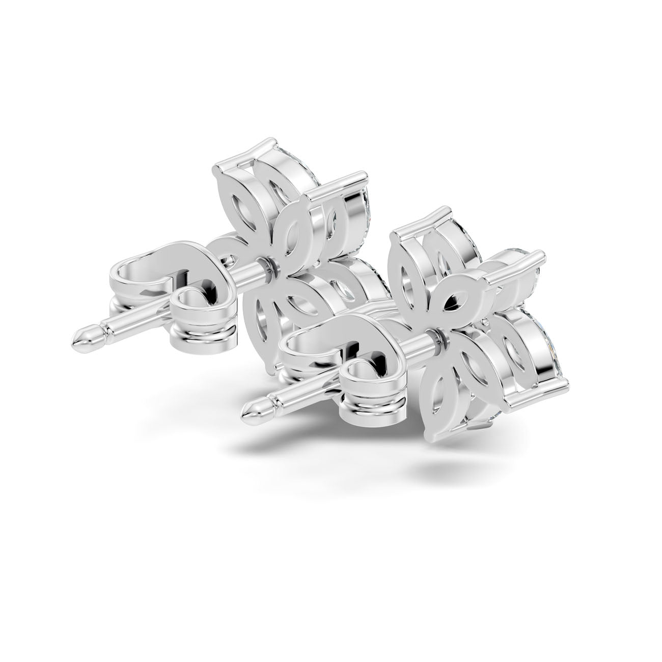 .25 Ct. Marquise Diamond Floral Cluster Earrings (GJSER-280) 9