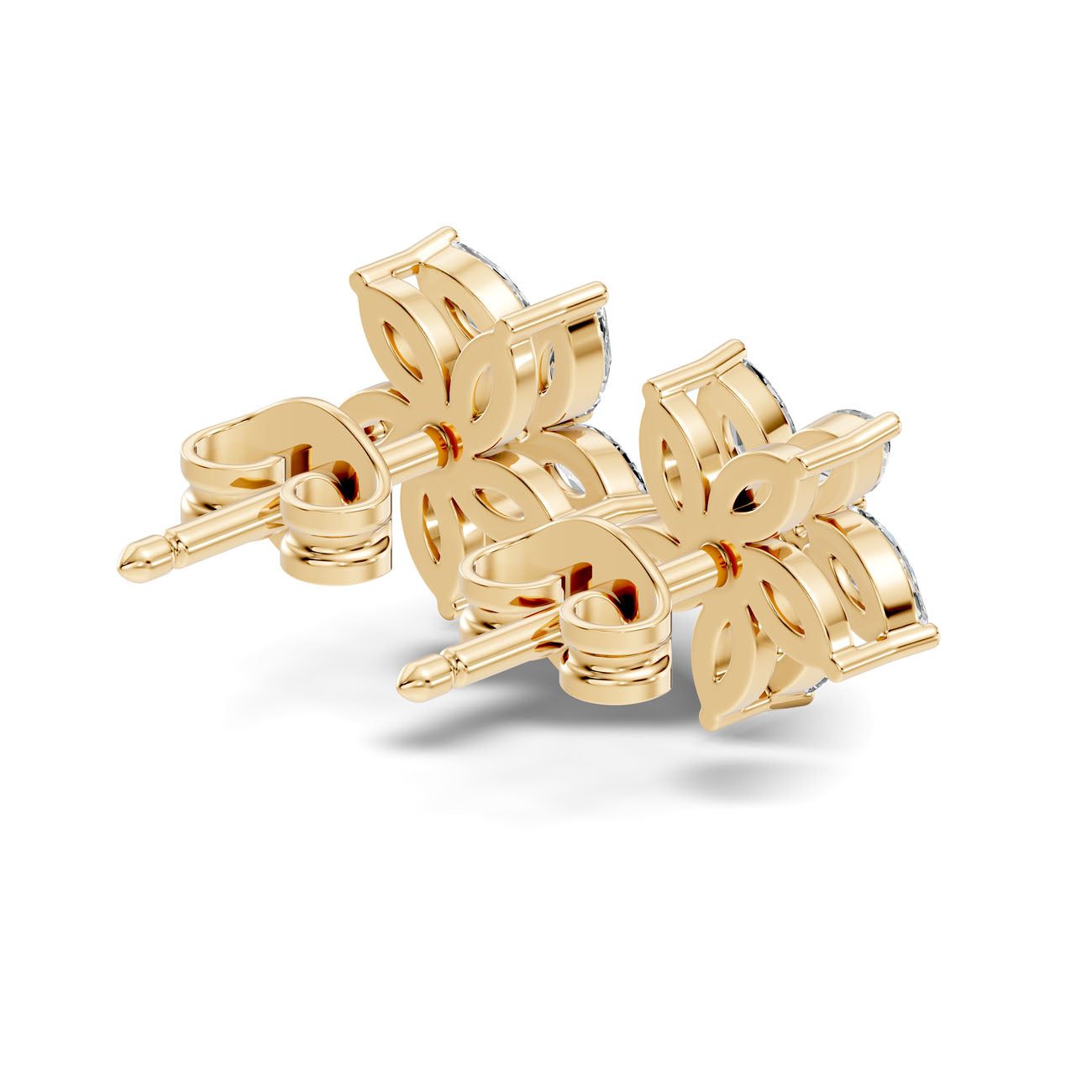 .25 Ct. Marquise Diamond Floral Cluster Earrings (GJSER-280) 12