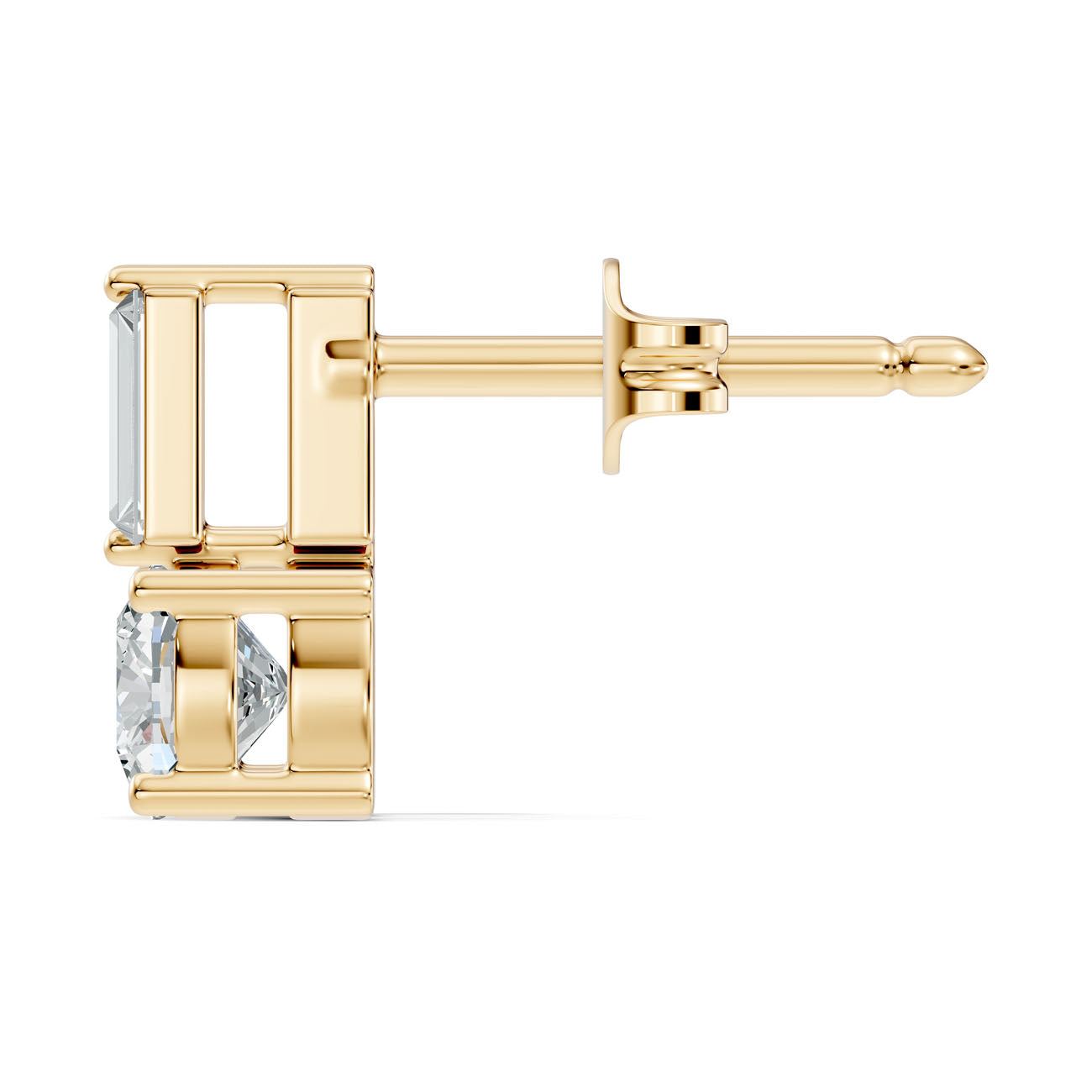 .85 Ct. Baguette and Cushion Diamond Drop Earrings (GJSER-284) 11