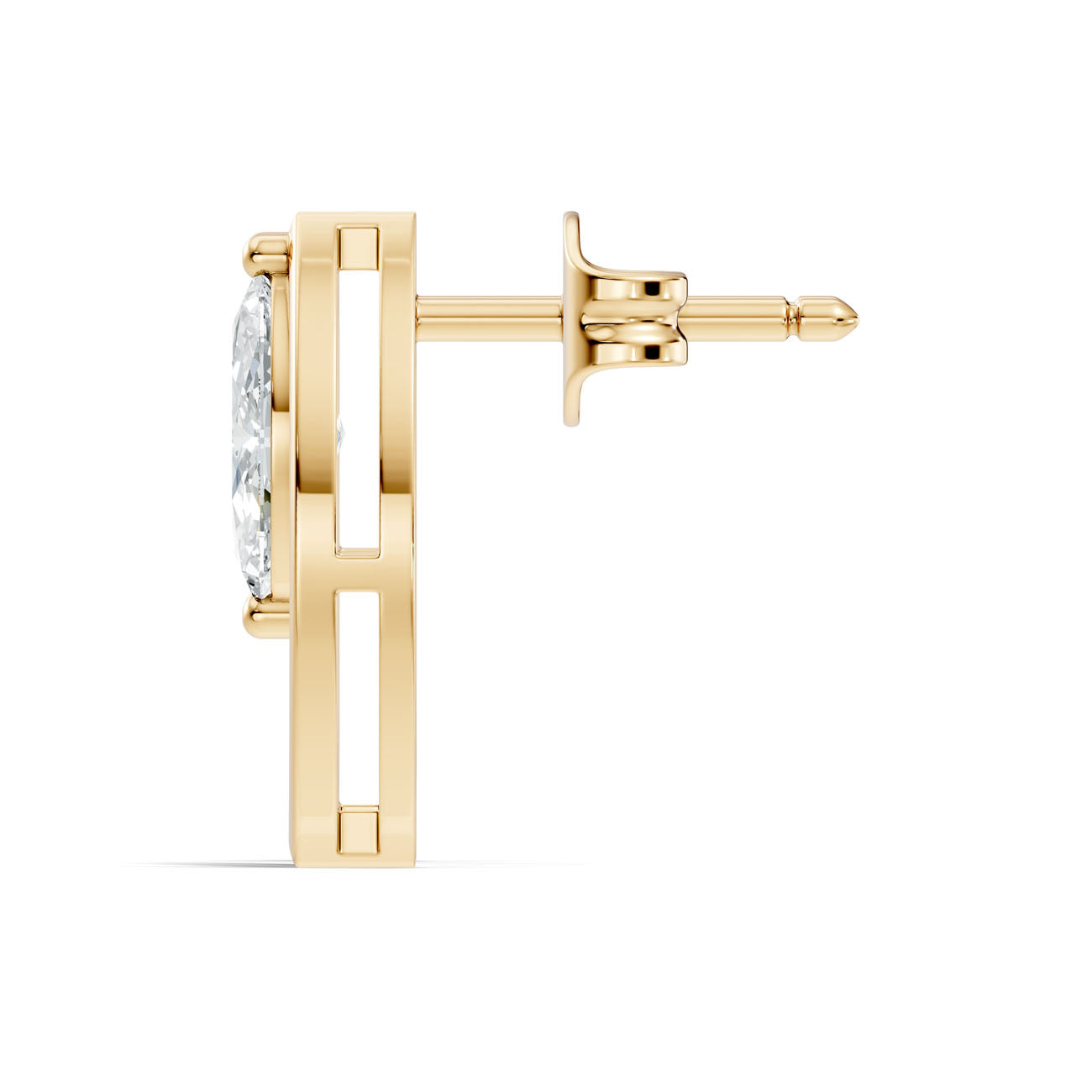 .55 Ct. Marquise Diamond Stud Earrings in Open Navette Frame (GJSER-83) 12