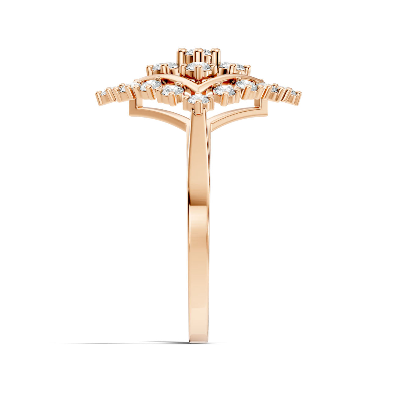 .50 Ct. Geometric Diamond Cluster Statement Ring (GJSLR-026) 12