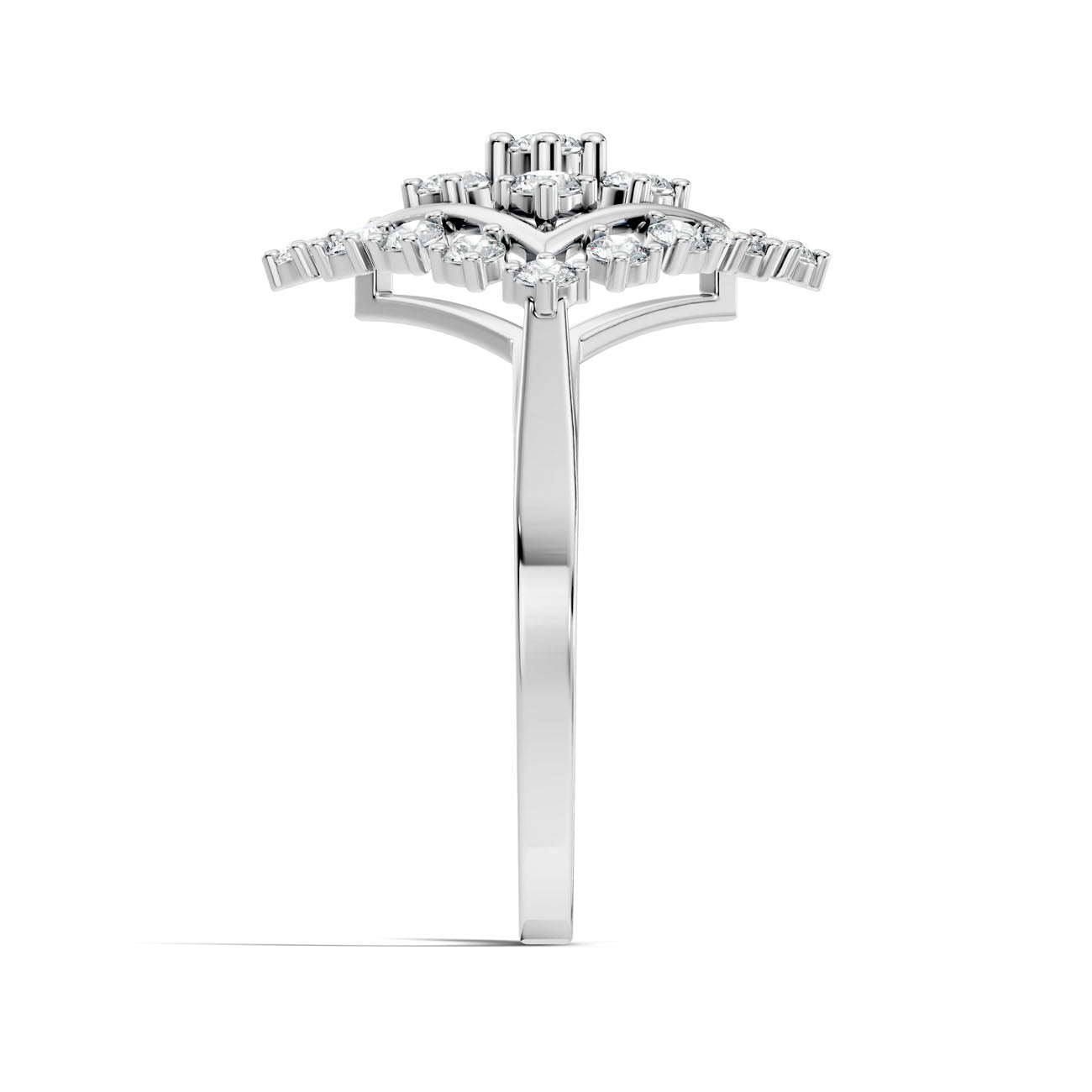 .50 Ct. Geometric Diamond Cluster Statement Ring (GJSLR-026) 15