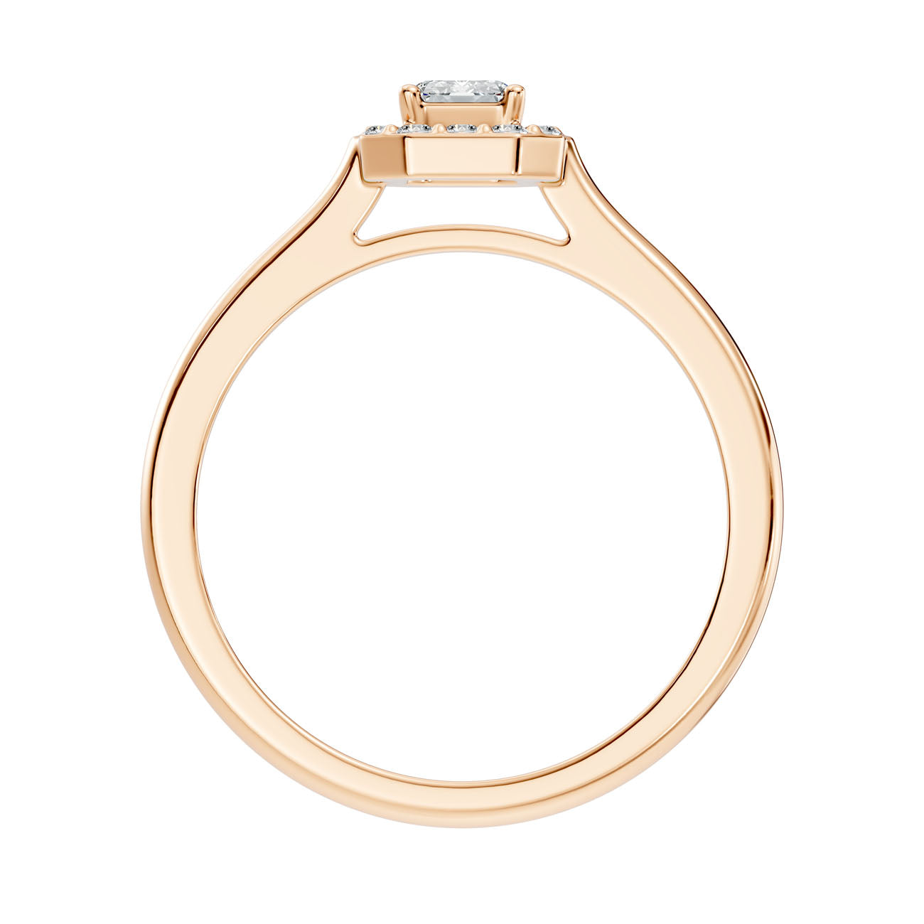 .50 Ct. Emerald Cut Diamond Halo Engagement Ring (GJSLR-033) 15