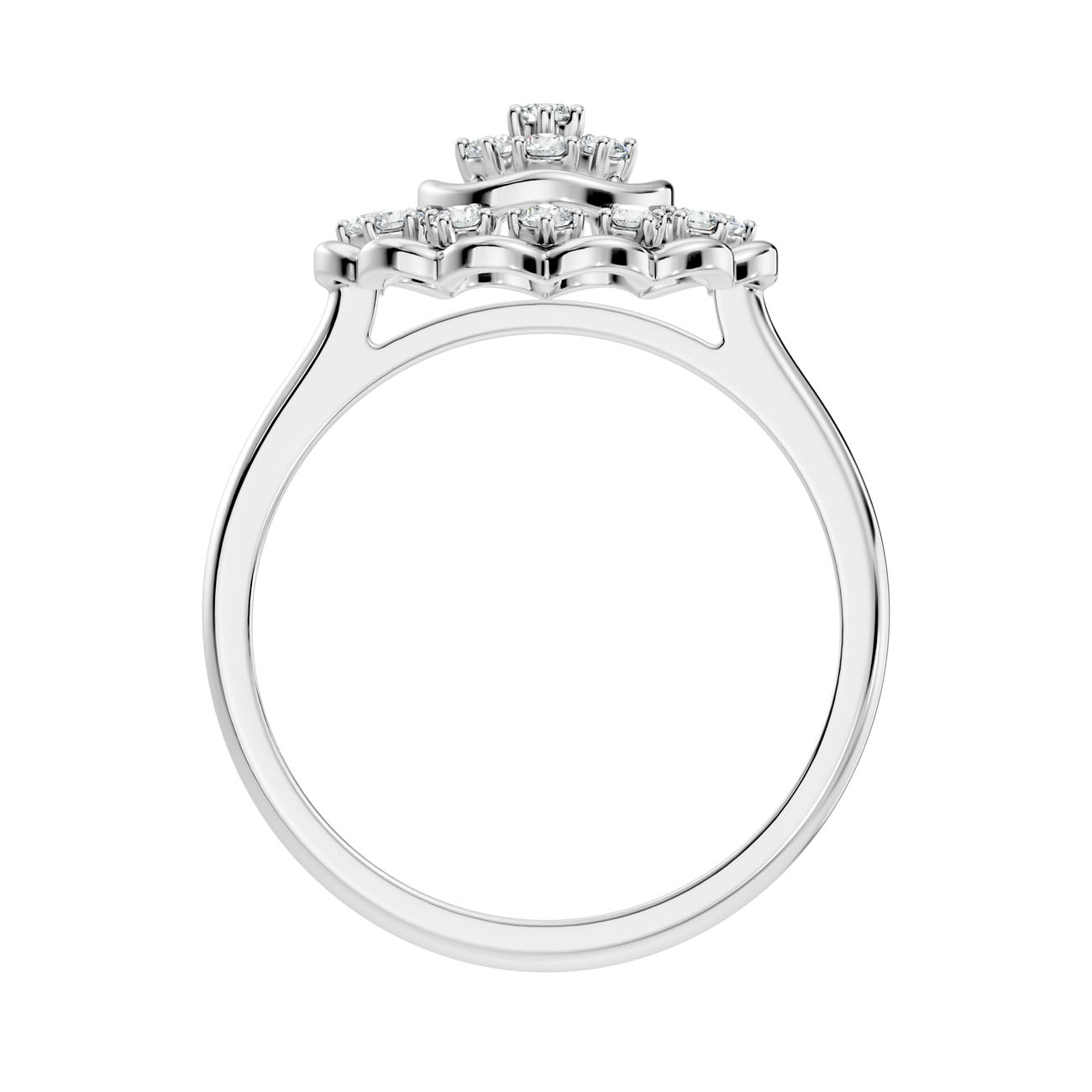 .20 Ct. Round Diamond Floral Cluster Halo Ring (GJSLR-037) 7