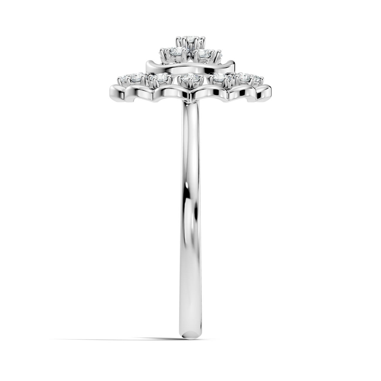 .20 Ct. Round Diamond Floral Cluster Halo Ring (GJSLR-037) 8