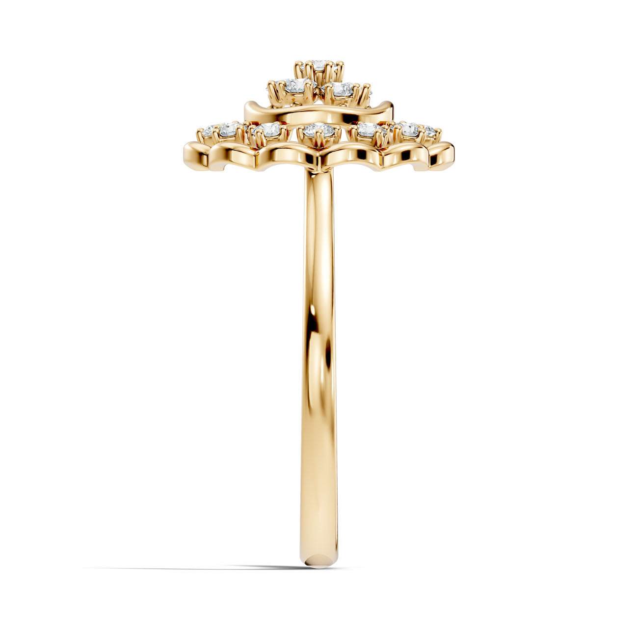 .20 Ct. Round Diamond Floral Cluster Halo Ring (GJSLR-037) 11