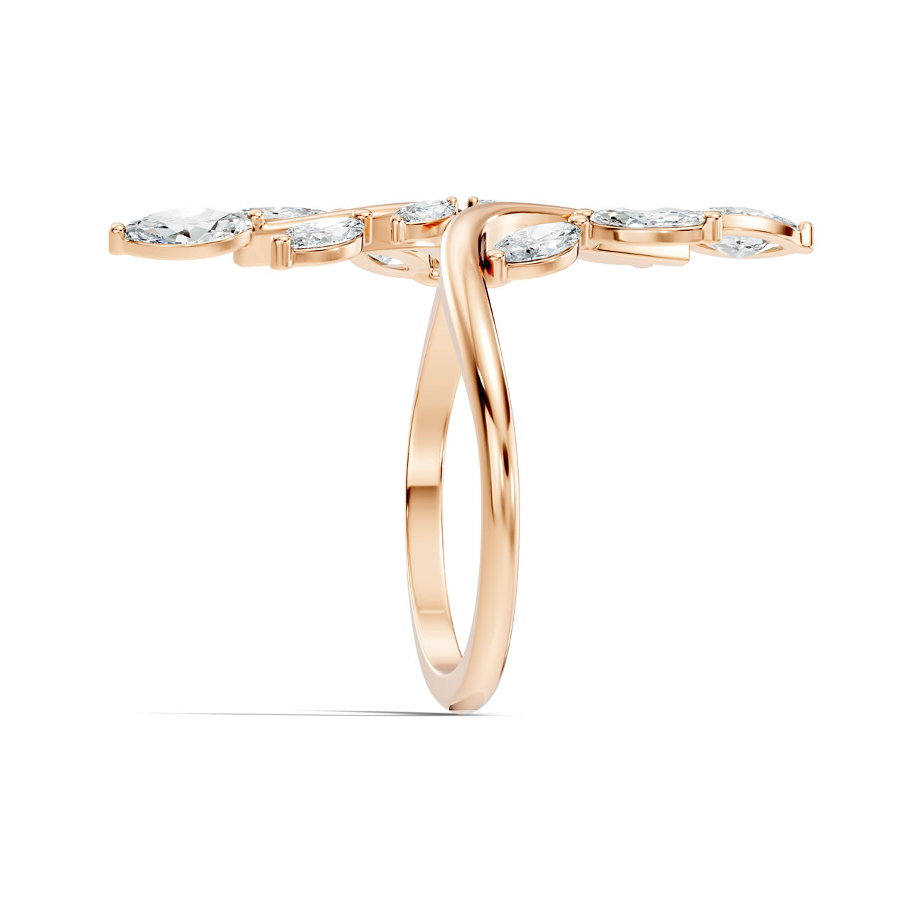 1.00 Ct. Marquise Diamond Branch Wrap Ring (GJSLR-040) 9