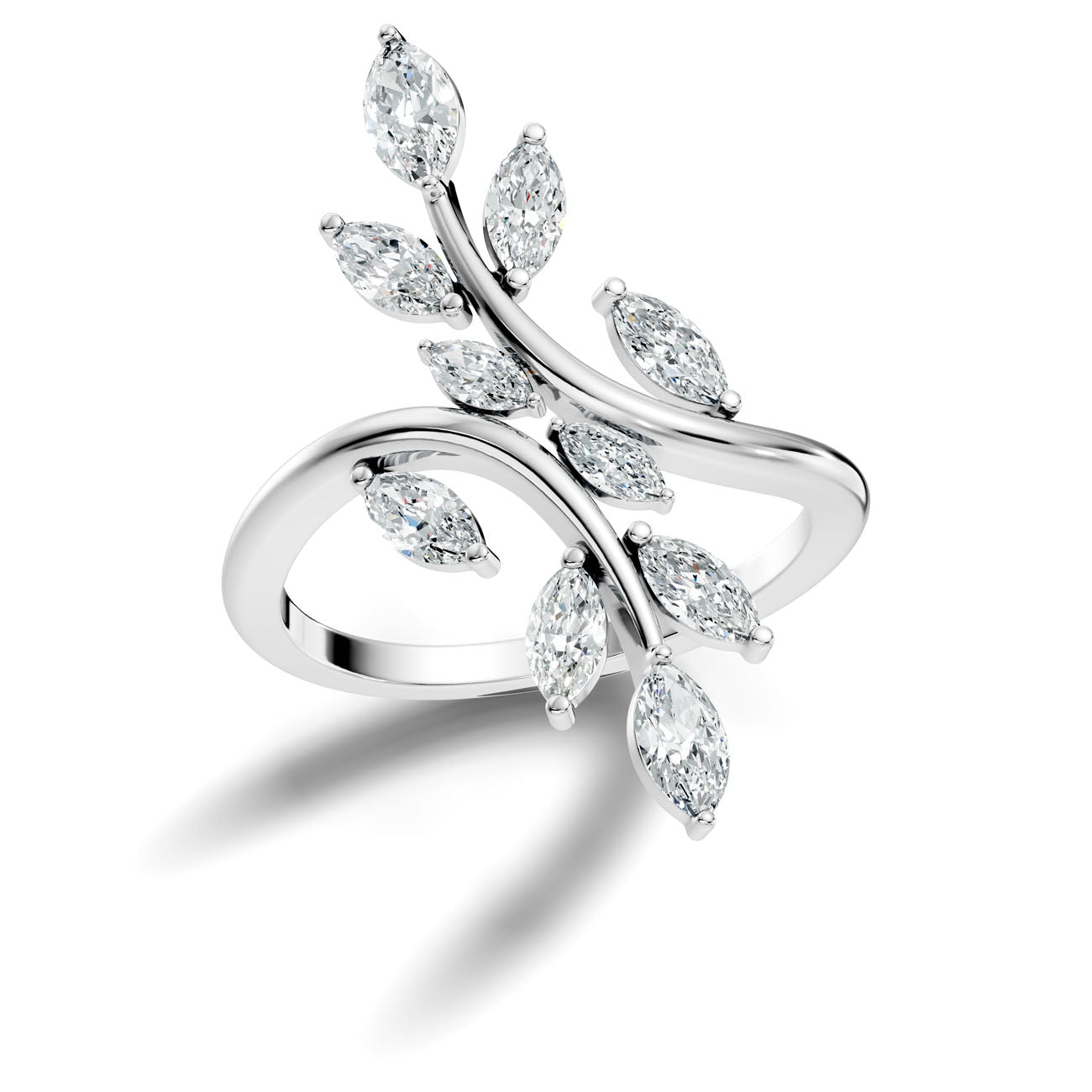 1.00 Ct. Marquise Diamond Branch Wrap Ring (GJSLR-040)
