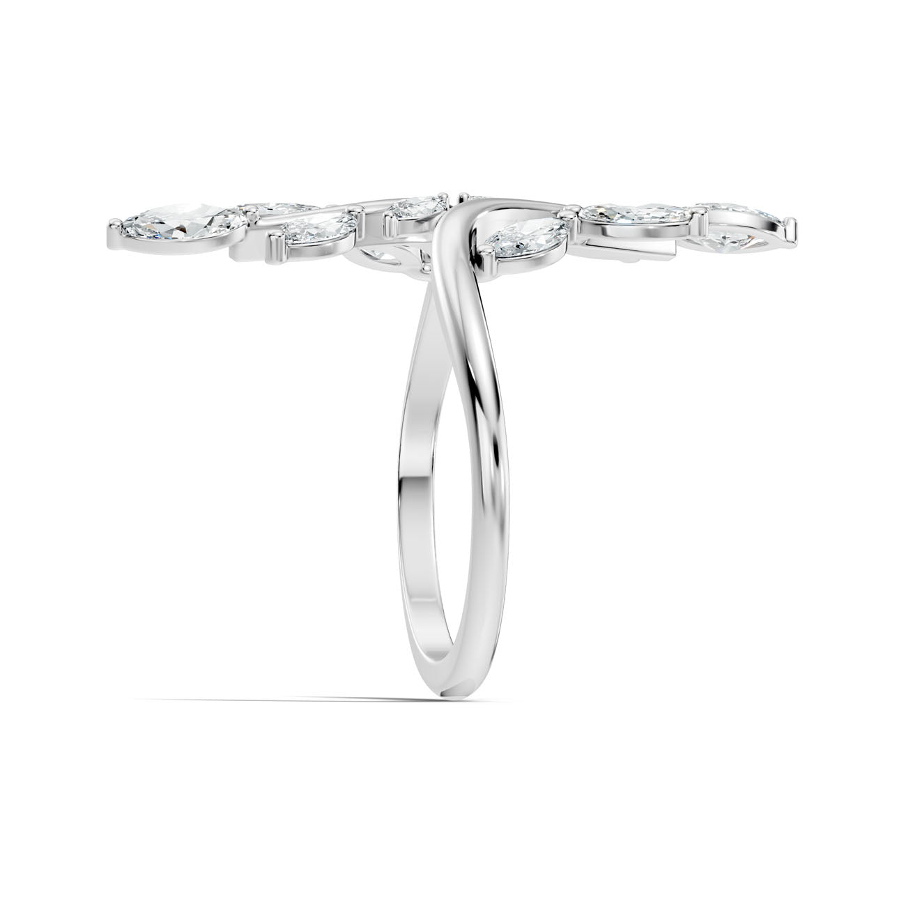 1.00 Ct. Marquise Diamond Branch Wrap Ring (GJSLR-040) 8