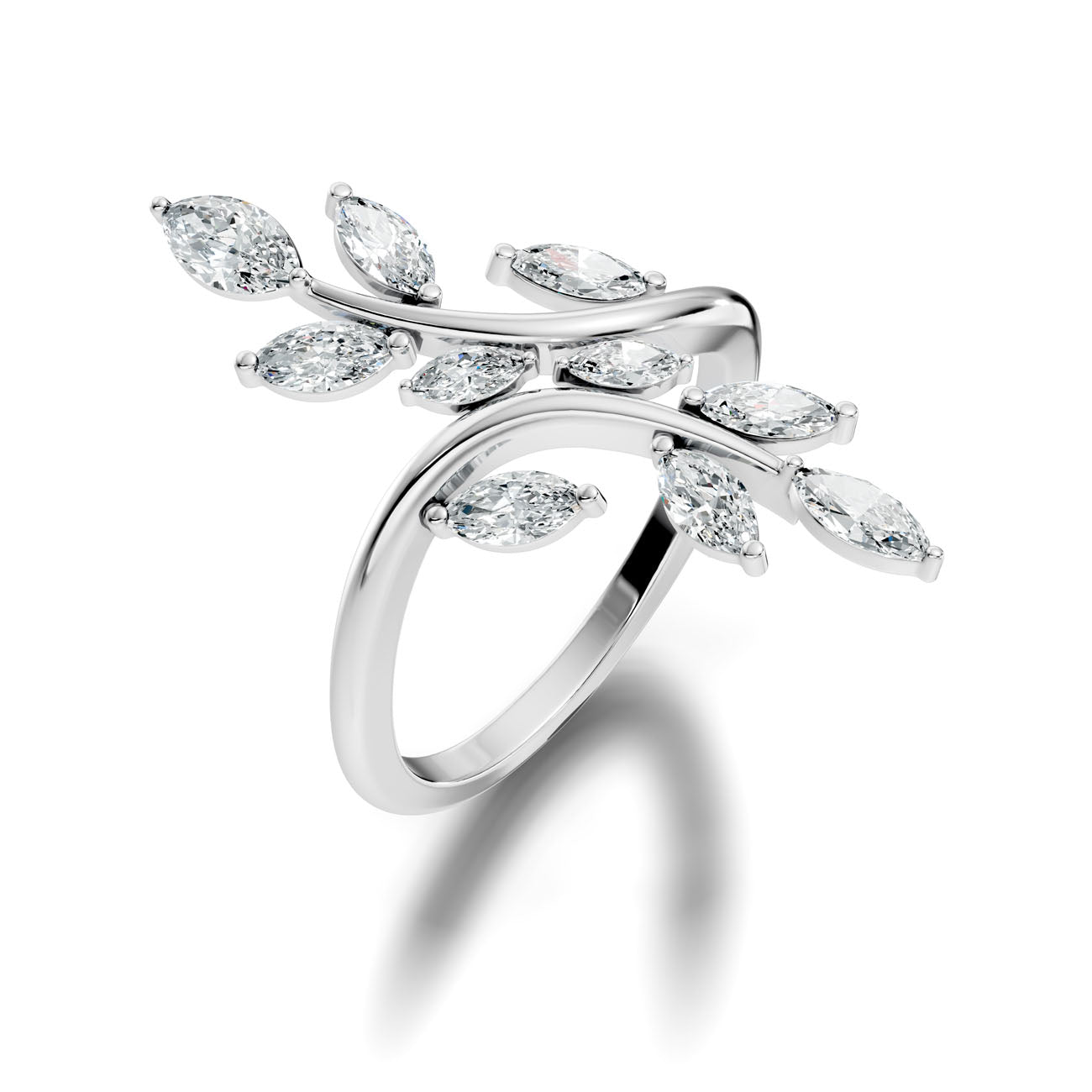 1.00 Ct. Marquise Diamond Branch Wrap Ring (GJSLR-040) 6
