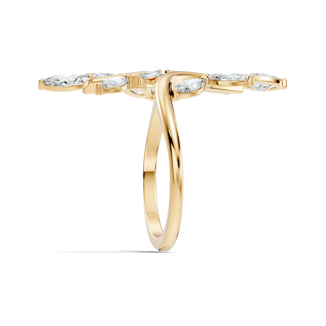 1.00 Ct. Marquise Diamond Branch Wrap Ring (GJSLR-040) 5