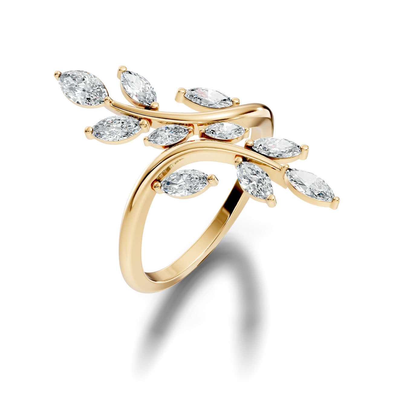 1.00 Ct. Marquise Diamond Branch Wrap Ring (GJSLR-040) 3