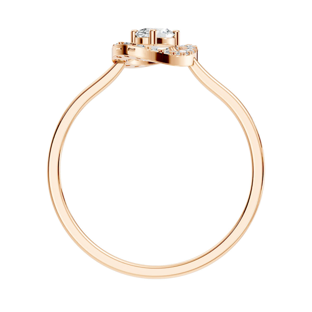 .22 Ct. Oval Diamond Halo Ring with Milgrain Detailing (GJSLR-07) 14