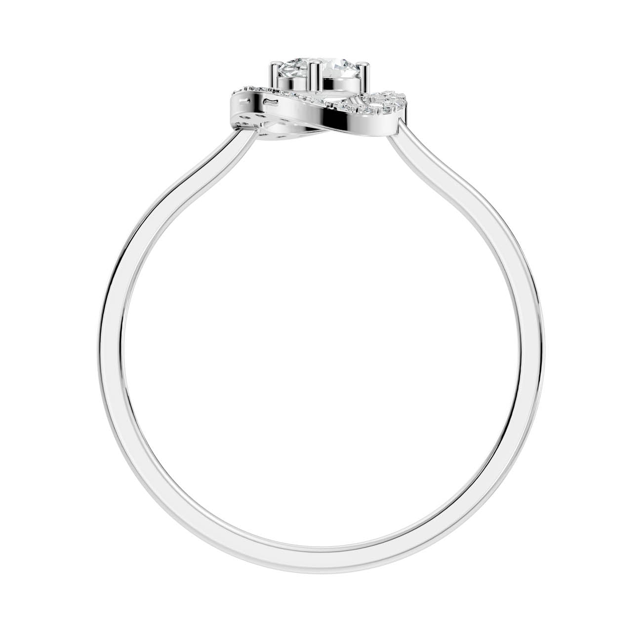 .22 Ct. Oval Diamond Halo Ring with Milgrain Detailing (GJSLR-07) 9