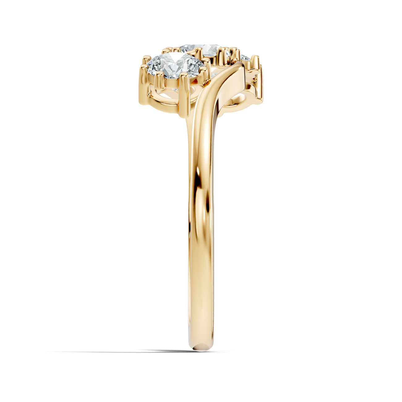 .90 Ct. Round Three-Stone Diamond Ring (GJSLR-090) 13