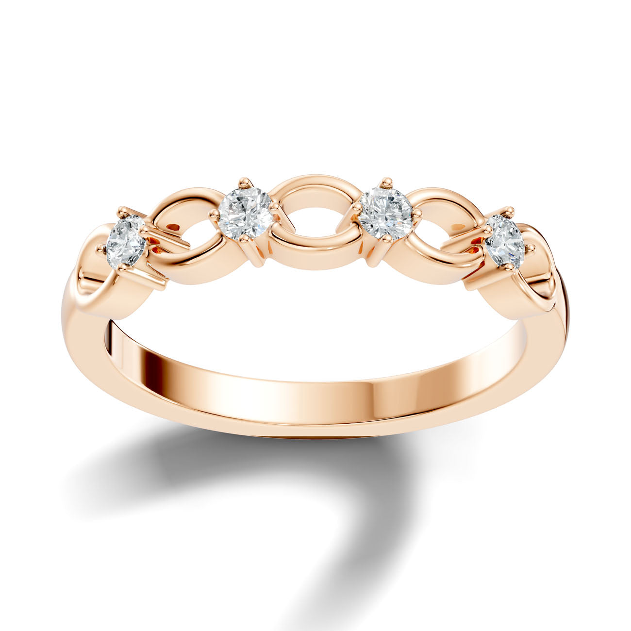 .16 Ct. Diamond Link Band Ring (GJSLR-091) 6