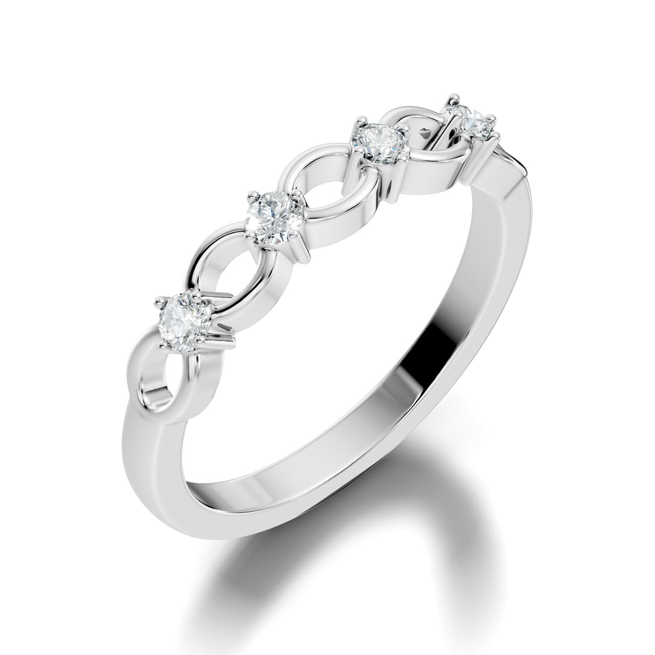 .16 Ct. Diamond Link Band Ring (GJSLR-091) 13