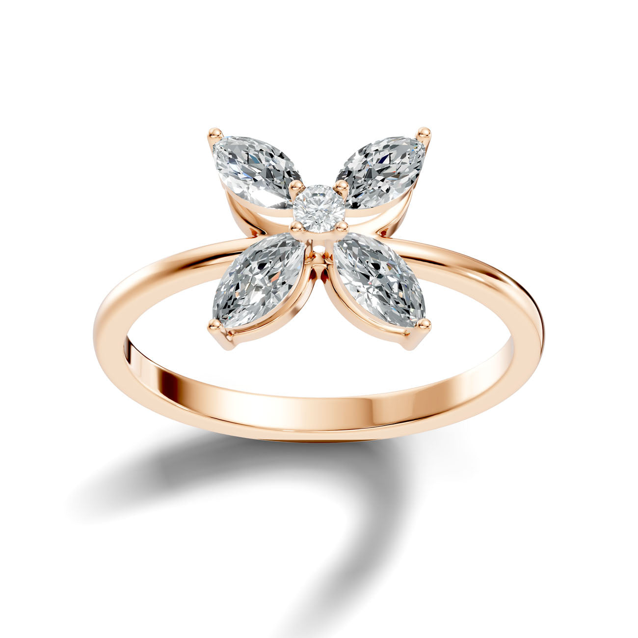 .47 Ct. Marquise Diamond Floral Cluster Ring (GJSLR-093) 8