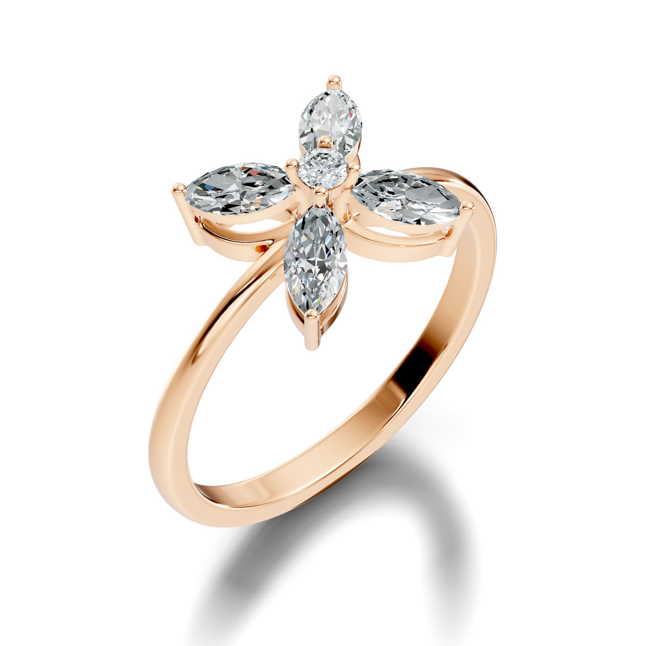 .47 Ct. Marquise Diamond Floral Cluster Ring (GJSLR-093) 7