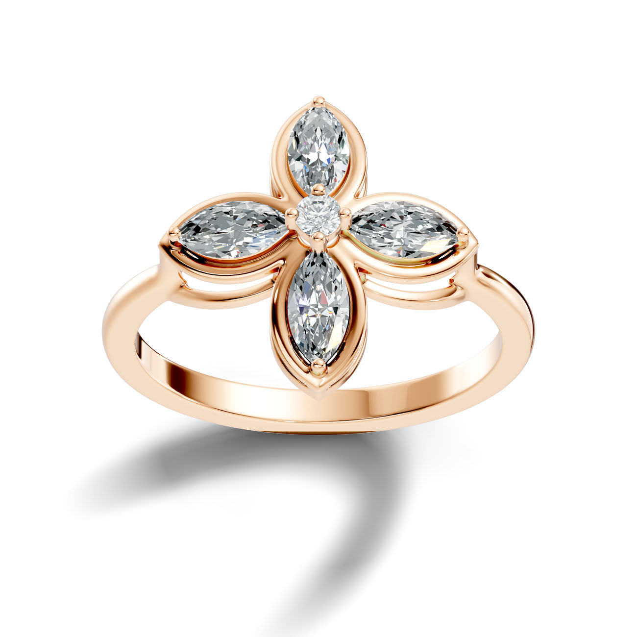 .40 Ct. Marquise Diamond Floral Cluster Ring (GJSLR-095) 8