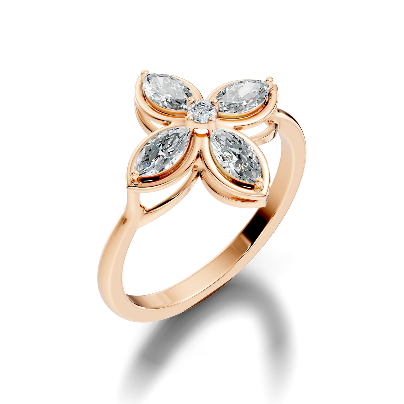 .40 Ct. Marquise Diamond Floral Cluster Ring (GJSLR-095) 6