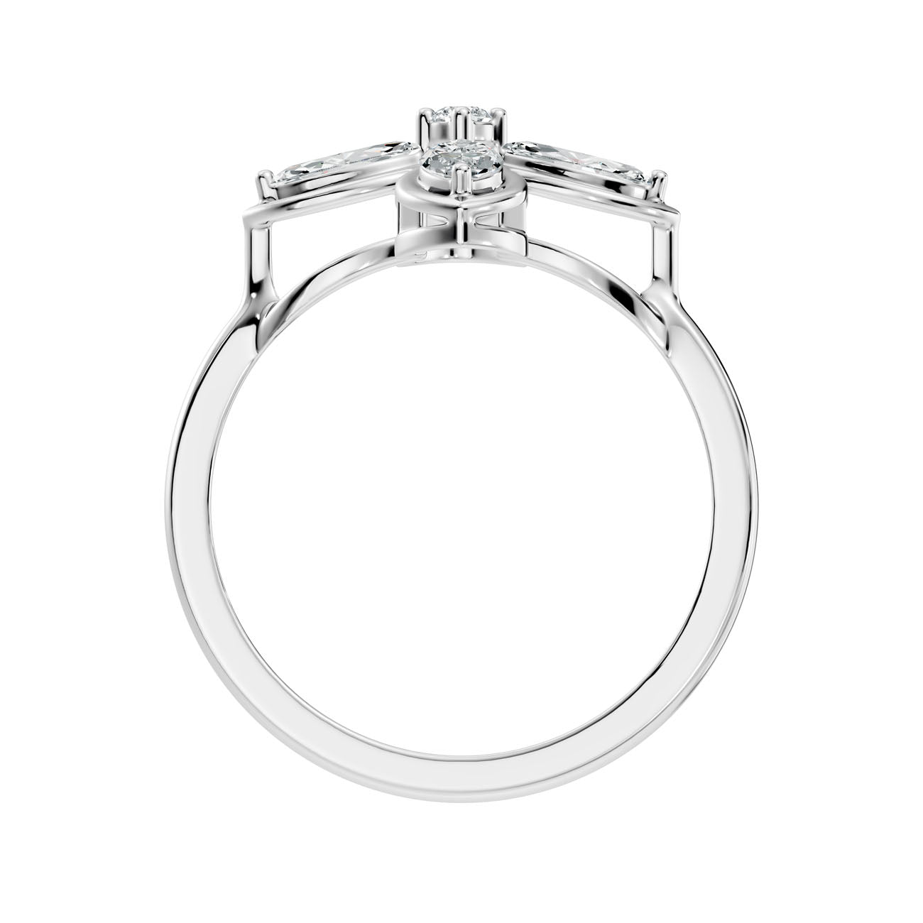 .40 Ct. Marquise Diamond Floral Cluster Ring (GJSLR-095) 12