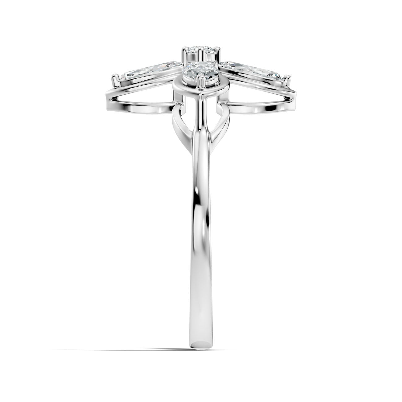 .40 Ct. Marquise Diamond Floral Cluster Ring (GJSLR-095) 13