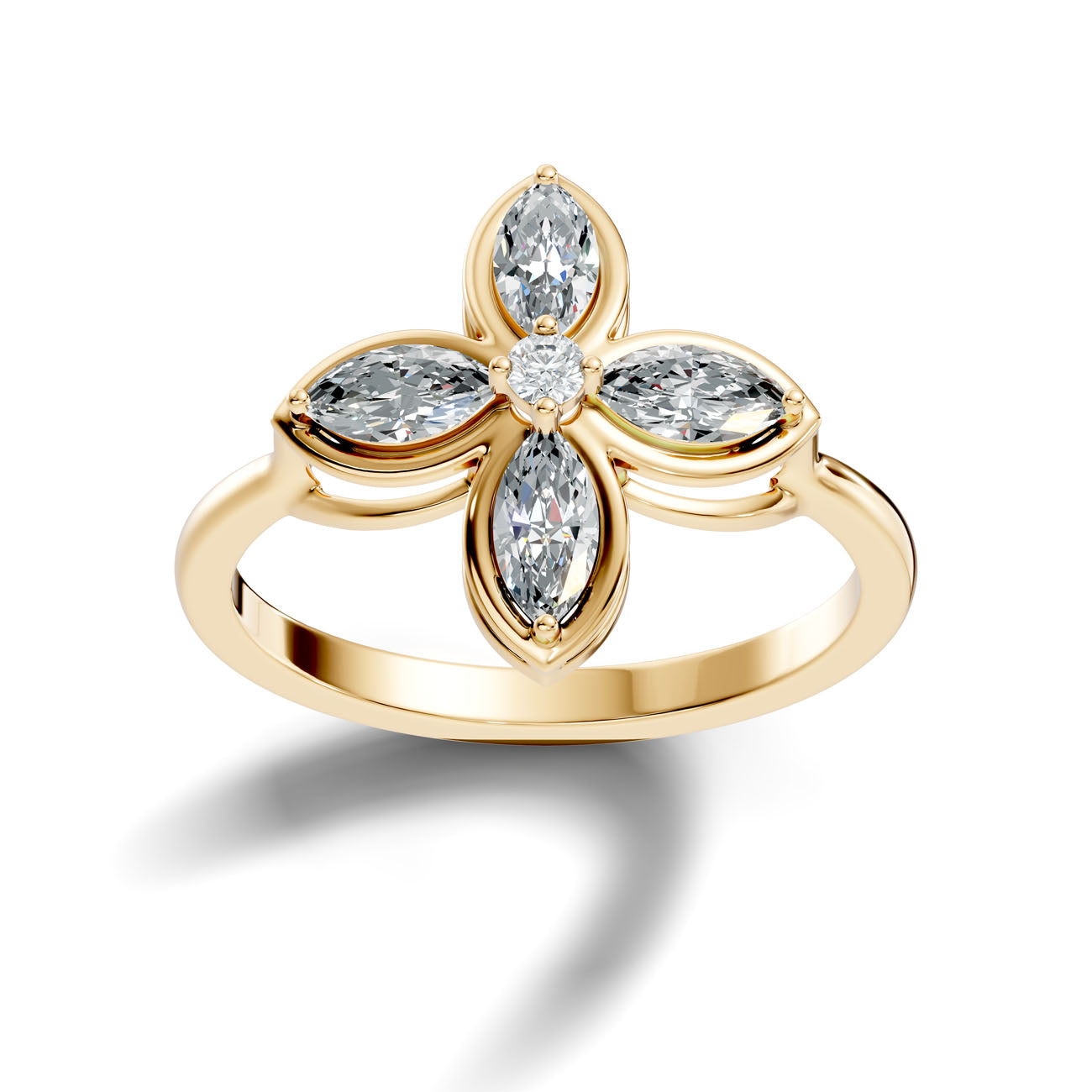 .40 Ct. Marquise Diamond Floral Cluster Ring (GJSLR-095) 4