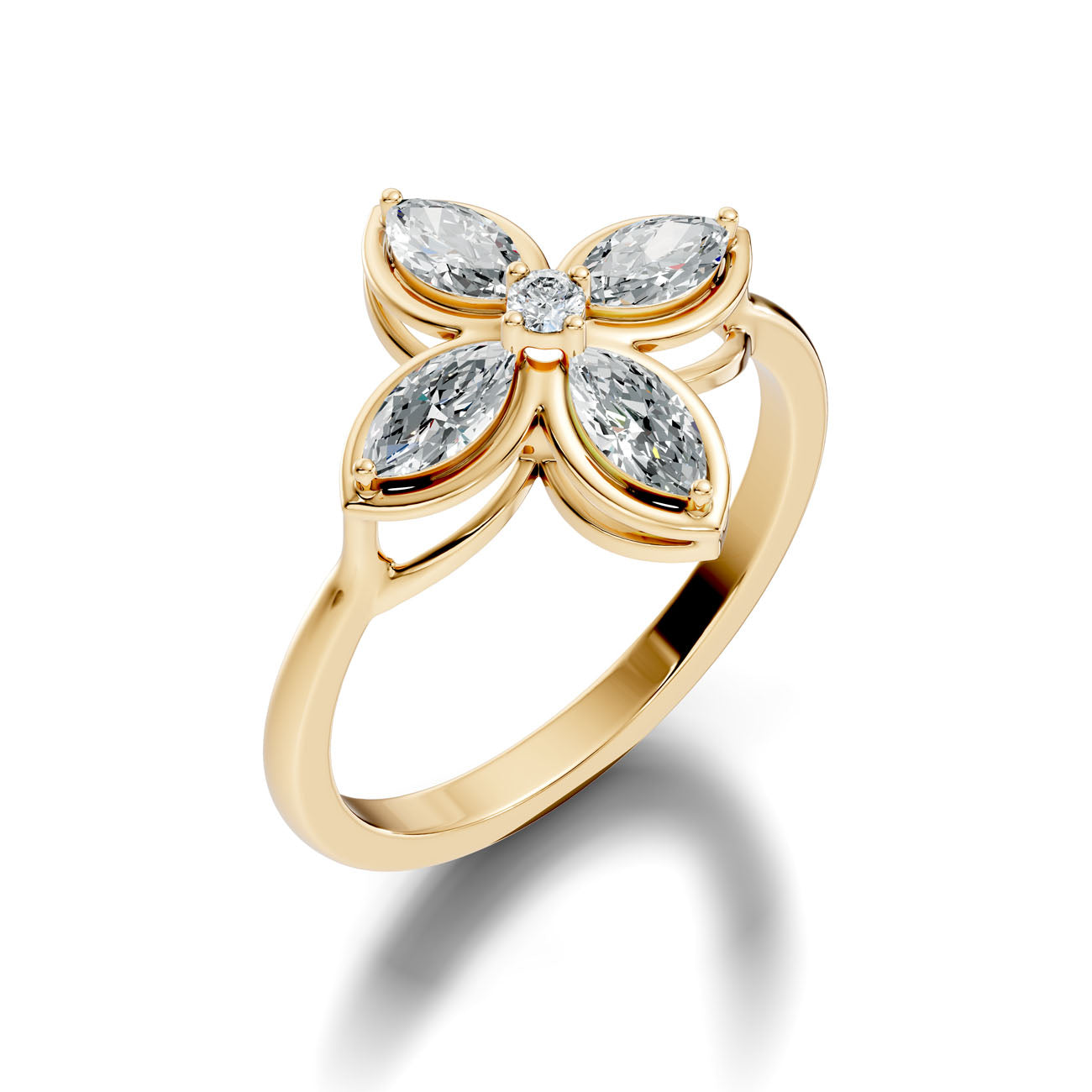 .40 Ct. Marquise Diamond Floral Cluster Ring (GJSLR-095)