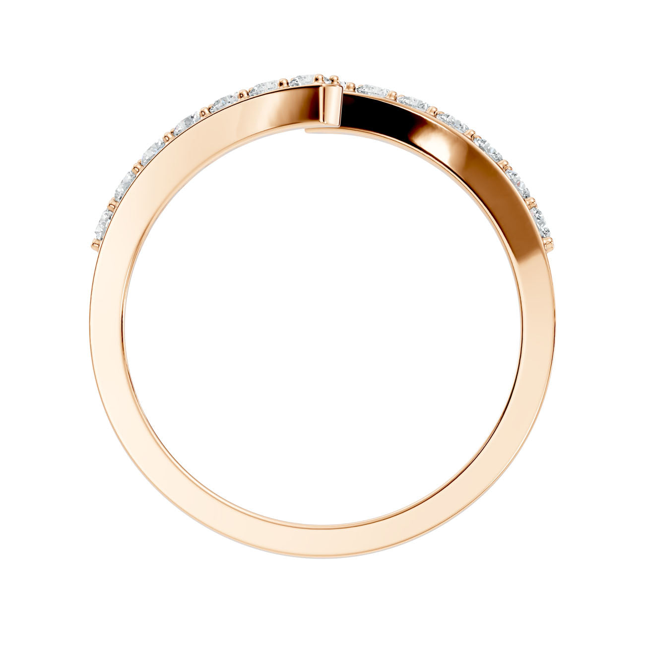 .35 Ct. Open Cuff Diamond Wrap Ring (GJSLR-098) 14