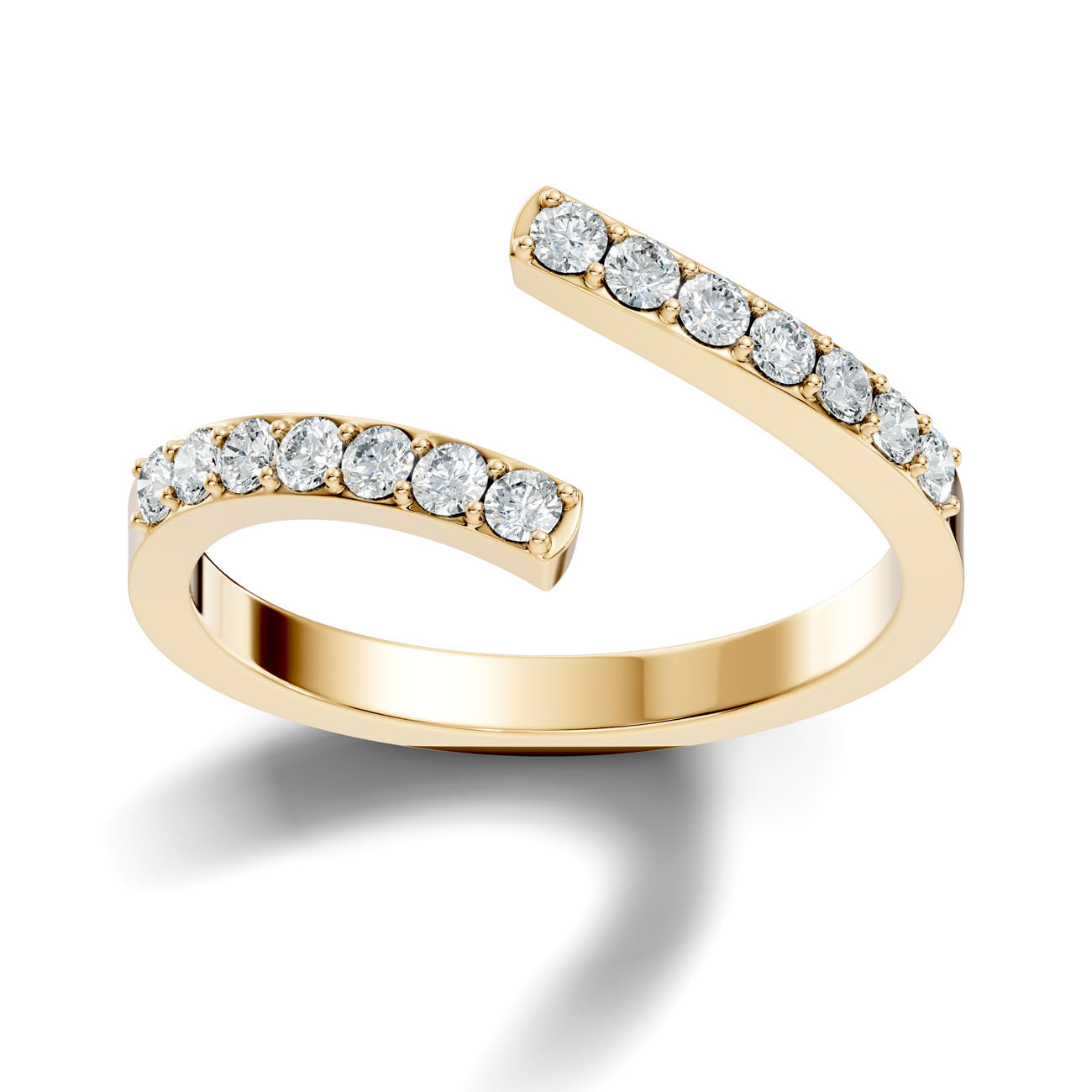 .35 Ct. Open Cuff Diamond Wrap Ring (GJSLR-098) 4
