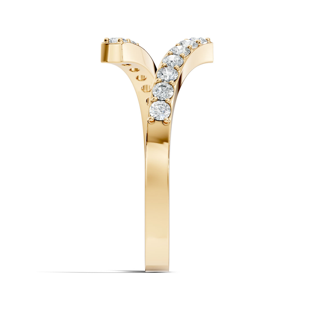 .35 Ct. Open Cuff Diamond Wrap Ring (GJSLR-098) 15
