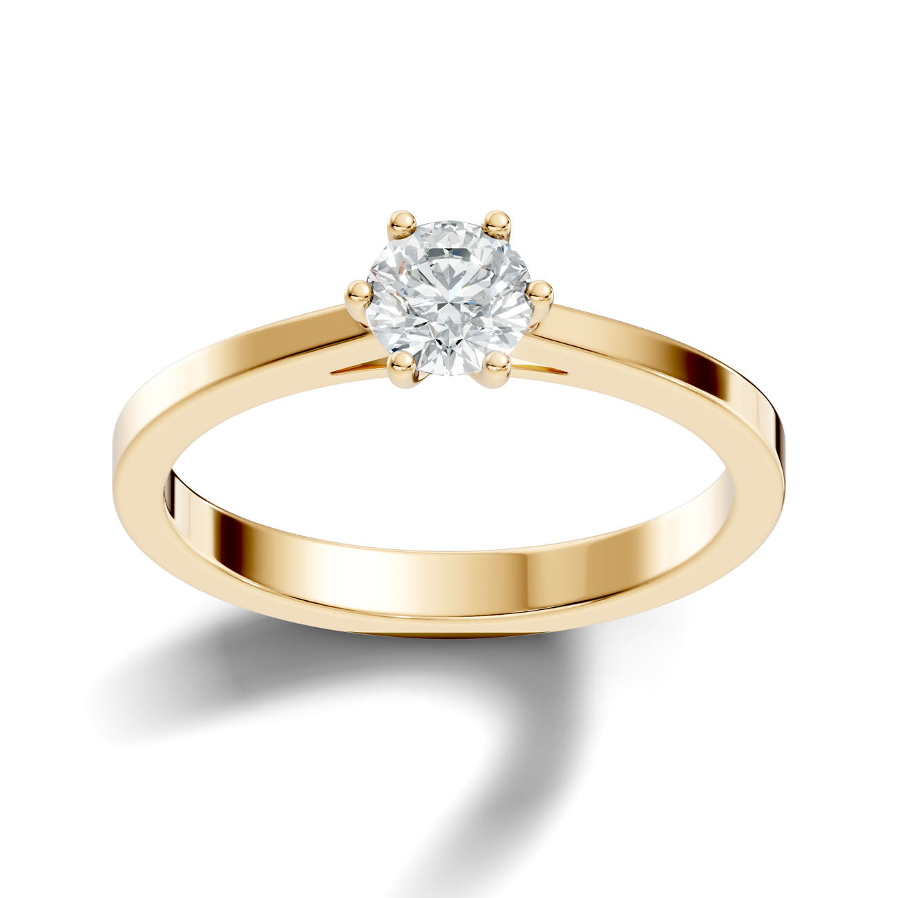 .50 Ct. Classic Round Solitaire Diamond Ring (GJSLR-099) 4