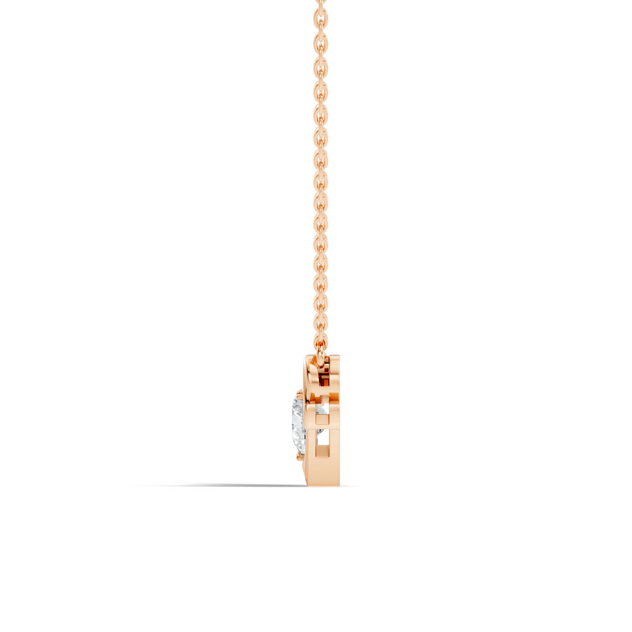 .45 Ct. Heart Diamond LOVE Pendant Necklace (GJSPD-01) 8
