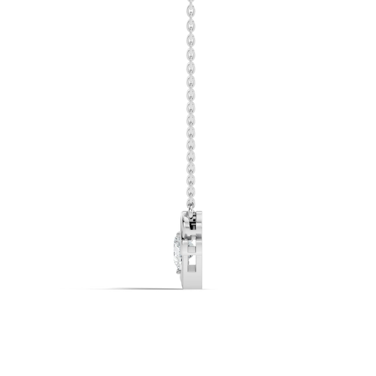 .45 Ct. Heart Diamond LOVE Pendant Necklace (GJSPD-01) 3