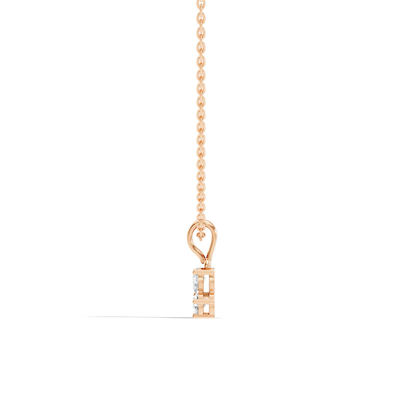 .40 Ct. Three-Pear Diamond Pendant Necklace (GJSPD-08) 8