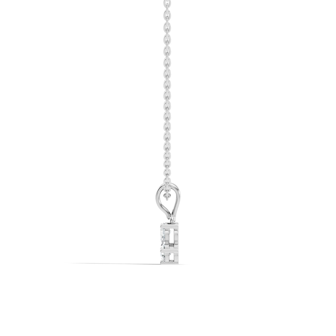 .40 Ct. Three-Pear Diamond Pendant Necklace (GJSPD-08) 5