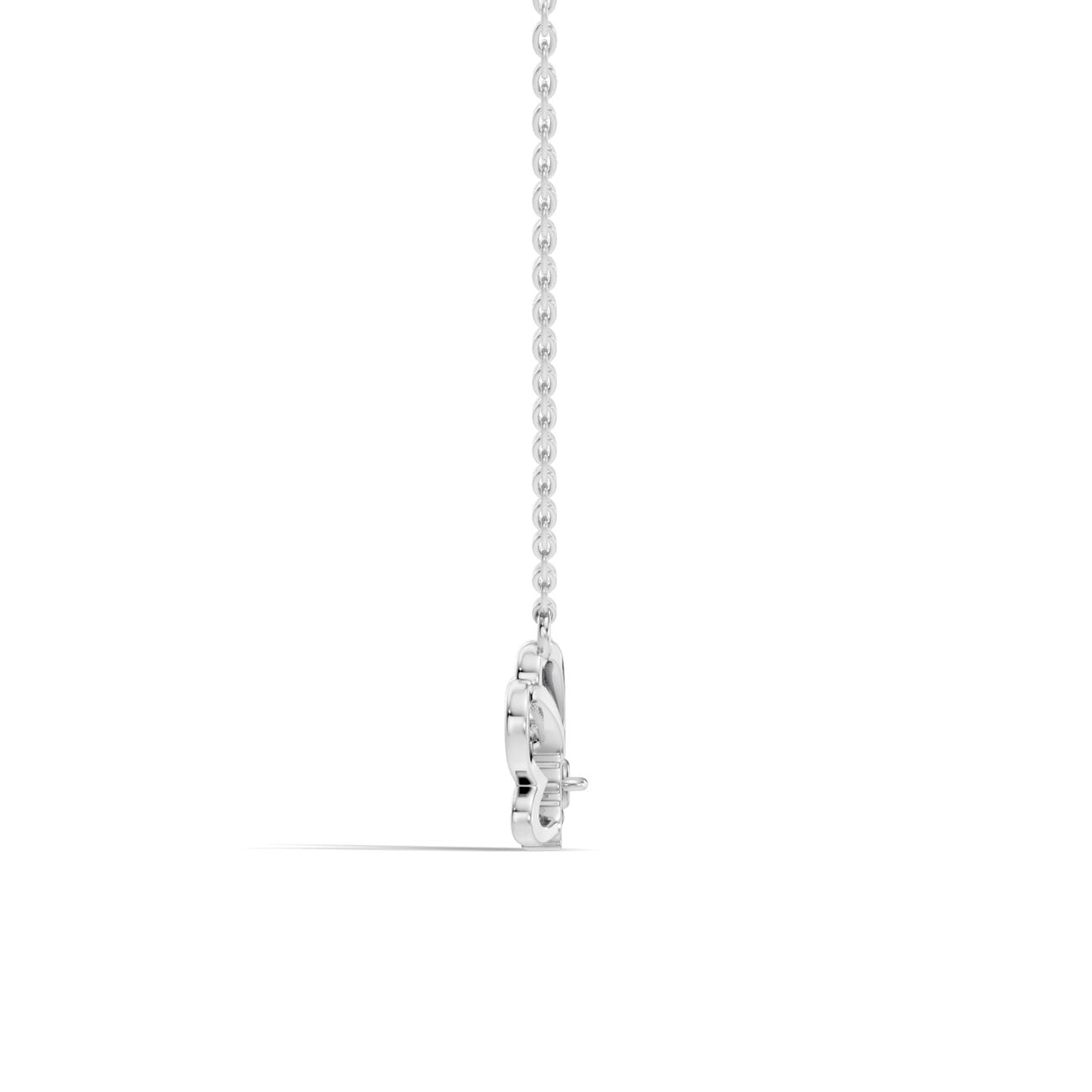.21 Ct. Round Diamond Butterfly Pendant Necklace (GJSPD-10) 6