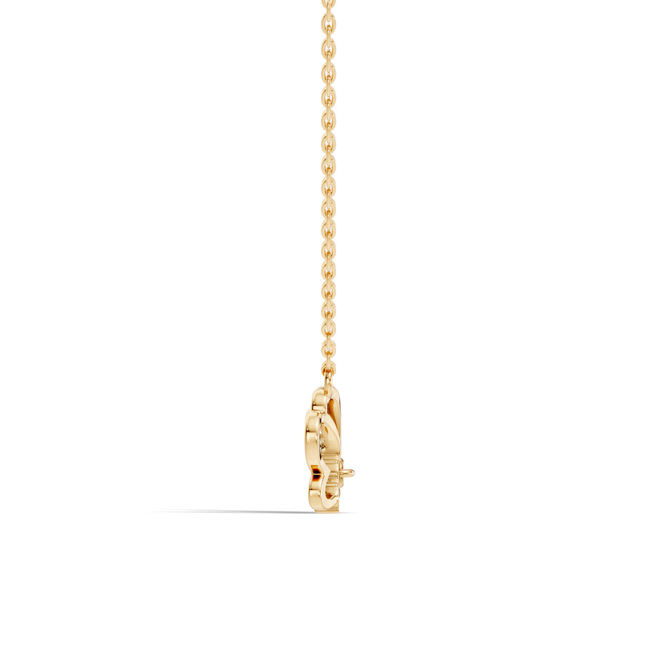 .21 Ct. Round Diamond Butterfly Pendant Necklace (GJSPD-10) 9